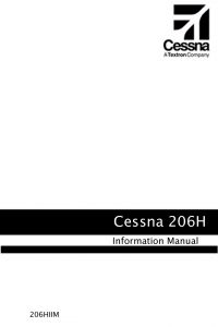 Cessna T206H Turbo Stationair Information Manual